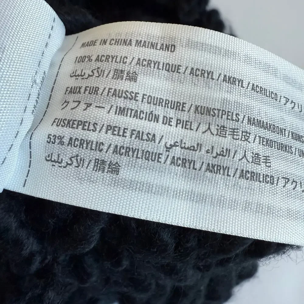 Abercrombie Kids Black Winter Beanie Snow Hat